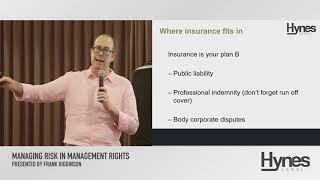 Managing Risk in Management Rights