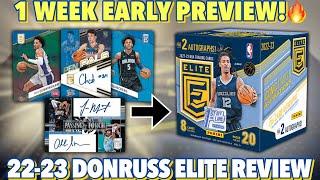 Opening The New ELITE  A WEEK EARLY!  2022-23 Panini Donruss Elite Basketball FOTL Hobby Box