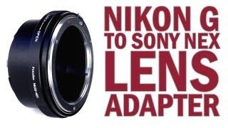 Nikon G Lens to Sony NEX Camera Lens Mount Adapter from Fotodiox Pro