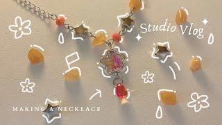 Make a Necklace with me & Storytime about Crush!