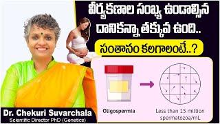 కణాల సంఖ్య  || Chances of Getting Pregnant with Oligozoospermia || Dr Chekuri Suvarchala || Ziva