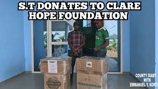 S.T A LIBERIAN IN NEW JERSEY DONATES TO CLARE HOPE FOUNDATION HOPE CITY