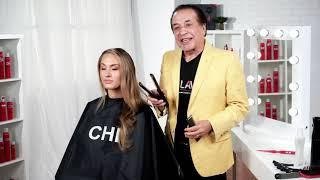 Farouk Systems Founder Demos How to Style with Original CHI Flat Iron