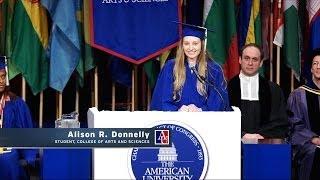 Alison R. Donnelly - CAS Student Speaker 2014