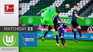 VfL Wolfsburg - Hertha Berlin | 2-0 | Highlights | Matchday 23 – Bundesliga 2020/21