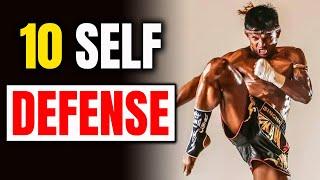 10 Muay Thai Self Defense Techniques| How To Protect Yourself?!