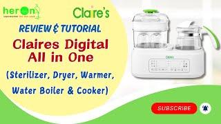 Claire's Digital All In 1 Sterilizer LS-BE922 (Sterilizer, Dryer, Warmer, Cooker)