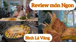 Vlog 899: Làm Bánh Xèo Waffle Rất Đơn Giản Đi Bộ Lụm Lá Vàng Cắm Vào Ly Đẹp Lắm