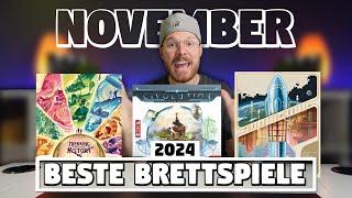 Die Besten Brettspiele 2024 Meine Top Spiele im November + BGC Fazit