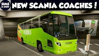 Fernbus Simulator - NEW COACHES!! - Scania Touring - Look Around And Trip Through Paris