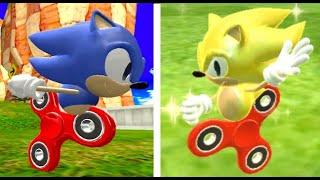 Fidget Sonic in Sonic World DX