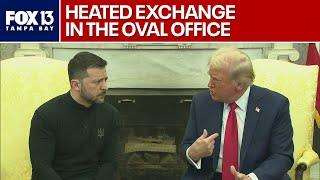 Things get heated between Trump and Zelenskyy