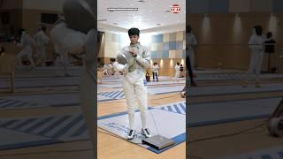 Sabre Fencer's Gear Up. #sabre #fencing #fencer #fence #short #shortvideo #youtubeshorts #viralvideo