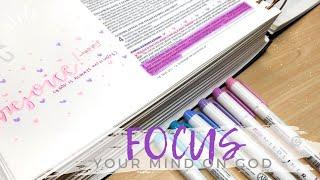 How to Refocus Your Mind on God | Bible Study on Positive Thinking