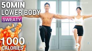 [FAT BURNING] 50MIN SWEATY LOWER BODY WORKOUT