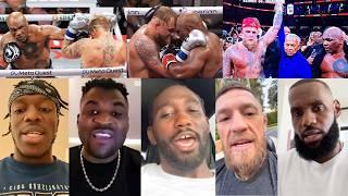 Famous Reaction On Jake Paul Defeats Mike Tyson By Decision