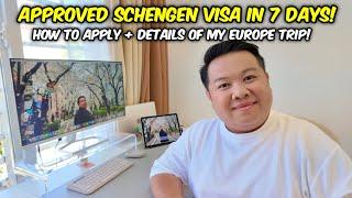 How to apply for Schengen Visa + Details of my Europe Trip! ️