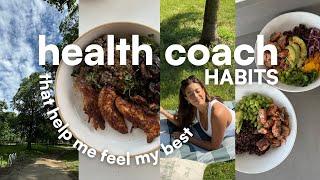 10 THINGS I DO TO FEEL MY BEST | *health coach habits*