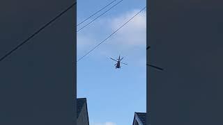 Welsh air ambulance taking off ￼