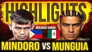 Mindoro vs Munguia Full Fight Highlights | Round 1 Knockout! Kaya na ba maging World Champion?