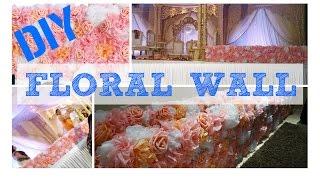 DIY Wedding Flower Wall Centerpiece-How to Tissue paper giant pom poms decor ideas MaenaS