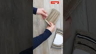 Amazing idea with fabric and jute rope #diy #craftyhome #recyclinghacks