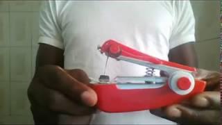 MINI HANDHELD SEWING MACHINE - learn How To Sew The Easiest Way