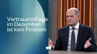 Scholz schließt Vertrauensfrage vor Weihnachten nicht aus | Caren Miosga