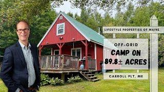 SOLD Off-Grid Camp on 89.8± Acres | Maine Real Estate