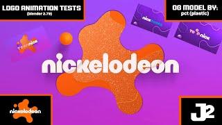 Nickelodeon (2023) Rebrand - Logo Animations - Blender [2.79] Tests