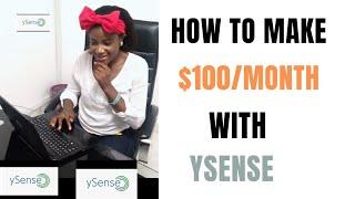 6 WAYS TO MAKE MONEY ONLINE WITH YSENSE