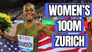 Sha'Carri Richardson vs Julien Alfred II 2024 Diamond League Zurich Switzerland