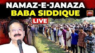 Baba Siddique Funeral Live : Namaz-E-Janaza Baba Siddique | Salman Khan Pays Last Respect, Siddique