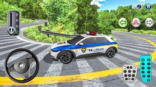 New Police Car Ioniq 5 Narrow Mountain Road Driving - 3D Driving Class 2024 - best android gameplay