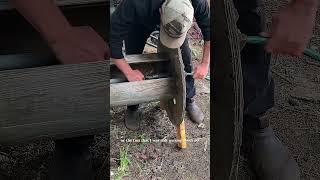 Trashy hose organizer Part 2 #dirtbag #garden #build