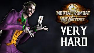 Mortal Kombat Vs. DC Universe - The Joker Arcade Mode (VERY HARD) NO MATCHES LOST