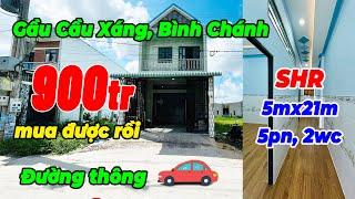 Vị trí đẹp quánhà Sổ Hồng Riêng 5mx21m, đường thông, 5 phòng ngủ, có 900tr là mua được rồi!