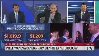 Milei: "No queremos que el estado nos rompa las piernas". Esteban Trebuqc con Eduardo Feinmann