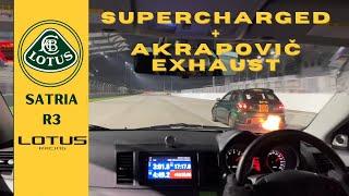 Supercharged Satria Neo R3 Lotus Racing VS Proton Inspira 1.8 | Track Battle at Sepang Circuit | 4K