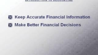 Accounting Tutorial Introduction to Accounting Training Lesson 1.1