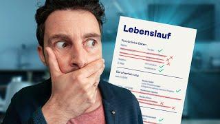 LEBENSLAUF schreiben: Das gehört (NICHT) rein 