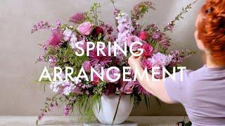 Large Spring Arrangement Tutorial | FLORA LUX