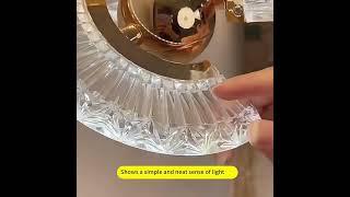 Crystal Halo Gold Pendant Light  #glowave #light #illuminator #home #youtube