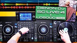 Does the Denon DJ SC Live 4 work with LC6000? Set up guide & 4 deck mashup! #TheRatcave