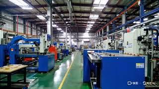 KLING AI generated video - a Chinese factory