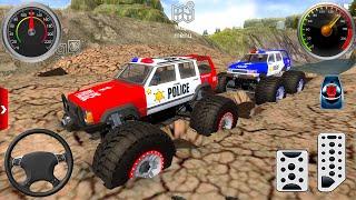 Juegos De Carros - Police Monster Truck Impossible Driver #1 - Car Extreme Racing Android Gameplay