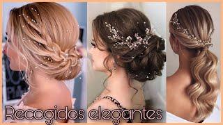 PEINADOS DE TENDENCIA 2024 ELEGANTES Para fiesta | peinados bonitos de Moda 2024 ideas de peinados