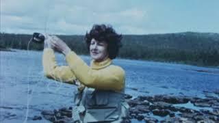 Joan Wulff demonstrates the Newfoundland Hitch to catch salmon