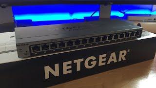 Netgear GS116E 16-Port Smart Switch Unboxing