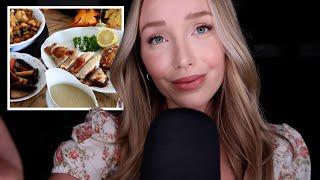 ASMR Making Thanksgiving Dinner (whispers, cooking sounds, personal attention)